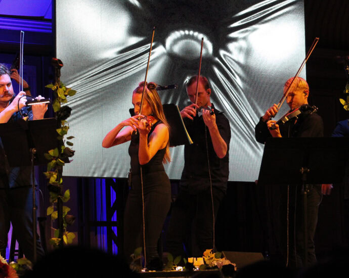 Emo Orchestra with Escape The Fate - 4/25/24 at Troy Savings Bank Music Hall, Troy, NY (Photos by Jess Disano for 518scene.com)