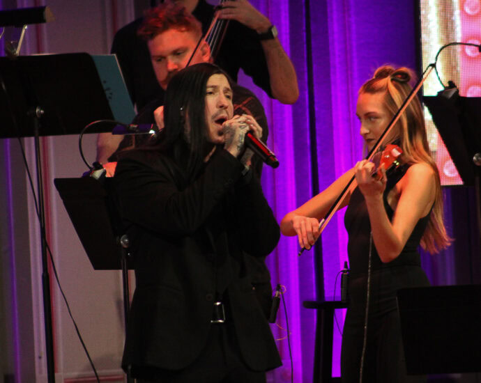 Emo Orchestra with Escape The Fate - 4/25/24 at Troy Savings Bank Music Hall, Troy, NY (Photos by Jess Disano for 518scene.com)