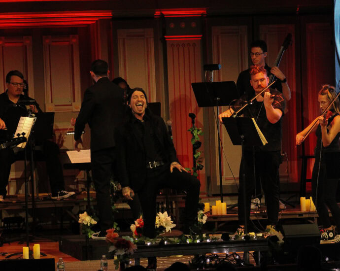 Emo Orchestra with Escape The Fate - 4/25/24 at Troy Savings Bank Music Hall, Troy, NY (Photos by Jess Disano for 518scene.com)