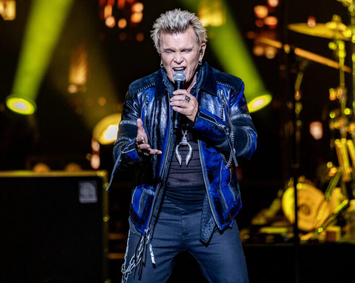 Billy Idol - 8/17/25 at SPAC, Saratoga Springs, NY (Photos by Mark Kurtzner for 518scene.com)