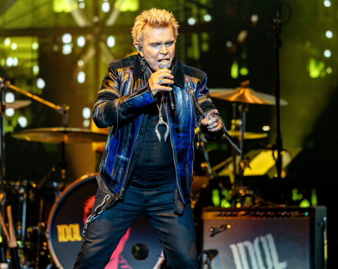 Billy Idol - 8/17/25 at SPAC, Saratoga Springs, NY (Photos by Mark Kurtzner for 518scene.com)