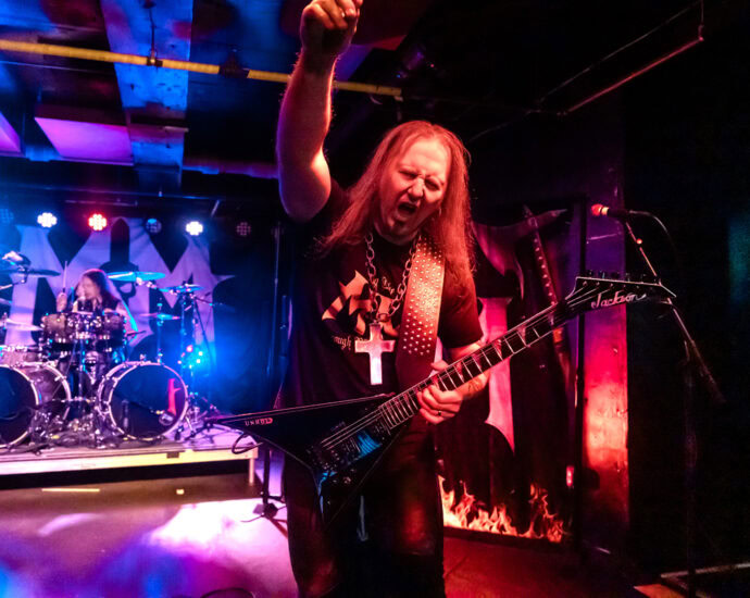 Metal Mike Chlasciak - 11/14/25 at Empire Underground, Albany, NY (Photos by Mark Kurtzner for 518scene.com)